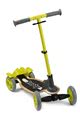 Drevená kolobežka štvorkolesová Wooden Scooter Smoby s intuitívnym ovládaním a výškovo nastaviteľná od 5 rokov