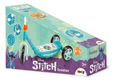 Kolobežka trojkolesová Stitch 3 Wheels Scooter Smoby protišmyková s výškovo nastaviteľnými riadidlami max. 67 cm