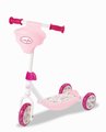 Kolobežka trojkolesová Corolle 3 Wheels Scooter Smoby protišmyková s košíkom pre bábiku a výškovo nastaviteľnými riadidlami