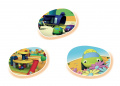 Poschodová garáž Vroom Planet Smoby a DVD s rozprávkami od 18 mes