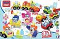 Stavebnica Autá, Vlak a Robot Abrick Écoiffier 3v1 s IML potlačou od 12 mes