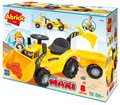 Odrážadlo s prívesom Backhoe Ride on Maxi Abrick Écoiffier s bagrom a nakladačom 6 maxi kociek od 12-36 mes