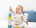 Didaktická veža BB AbricK Écoiffier 8 farebných šálok pre najmenších od 6 mes