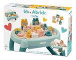 Didaktický stolík BB Abrick Écoiffier 22 dielov s aktivitami a kockami s motívom zvieratiek od 12 mes