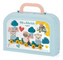 Didaktický vláčik zvieratká BB Abrick Écoiffier s kockami 28 dielov od 12 mes