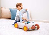 Chodítko auto Baby Walker BB Abrick Écoiffier s úložným priestorom a kockami 17 dielov od 12 mes