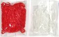 Gumičky Alpha Bands Rainbow Loom 500 ks červené od 6 rokov