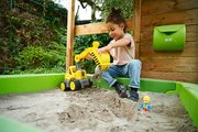 Bager Power Worker Digger + Figurine BIG pracovný stroj 67 cm s gumenými kolesami od 2 rokov