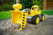 Nakladač Power Worker Classic Wheel Loader BIG pracovný stroj 47 cm s gumenými kolesami od 24 mes