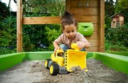 Nakladač Power Worker Classic Wheel Loader BIG pracovný stroj 47 cm s gumenými kolesami od 24 mes