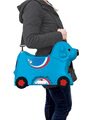 Odrážadlo kufor na kolieskach Pes Bobby BIG s tajnou priehradkou 15 L objem modré