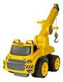Odrážadlo stavbárske auto žeriav Power Worker Maxi Crane BIG s 360° rotáciou a výškovo pohyblivým ramenom s nosnosťou 450 g