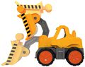 Nakladač Wheel Loader Power Worker BIG pracovný stroj 47 cm - gumené kolesá od 2 rokov