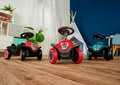 Odrážadlo Bobby Car Next Raspberry BIG s LED reflektormi a elektronickým klaksónom ergonomické sedadlo s velúrom od 12 mes