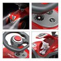 Odrážadlo Bobby Car Next Raspberry BIG s LED reflektormi a elektronickým klaksónom ergonomické sedadlo s velúrom od 12 mes
