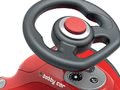 Odrážadlo Bobby Car Next Raspberry BIG s LED reflektormi a elektronickým klaksónom ergonomické sedadlo s velúrom od 12 mes
