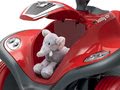 Odrážadlo Bobby Car Next Raspberry BIG s LED reflektormi a elektronickým klaksónom ergonomické sedadlo s velúrom od 12 mes