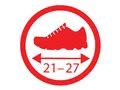 Ochranné návleky BIG na topánky veľkosť 21-27 červené od 12 mes