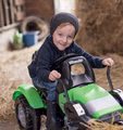 Traktor Maxi John XL BIG s nakladačom zelený