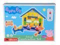 Stavebnica Peppa Pig v škole s násobilkou PlayBIG Bloxx BIG s 2 figúrkami 87 dielov od 1,5-5 rokov