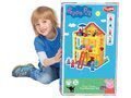 Stavebnica Peppa Pig rodinka v domčeku PlayBIG Bloxx BIG so 4 figúrkami 107 dielov od 1,5-5 rokov