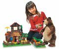 Stavebnice Máša a medvěd v zahradě PlayBIG Bloxx BIG s 1 figurkou 31 dílů od 1,5-5 let