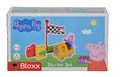 Stavebnica Peppa Pig Starter Sets PlayBIG Bloxx s figúrkou v aute od 1,5-5 rokov