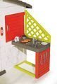 Domček Priateľov s kuchynkou priestranný Neo Friends House Smoby rozšíriteľný 2 dvere 6 okien a piknik stolík 172 cm výška s UV filtrom