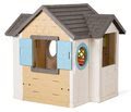 Domček pre záhradníka s kvetináčmi Garden House Life Smoby rozšíriteľný s odkvapom a mriežka s kŕmidlom pre vtáčiky 135 cm s UV filtrom od 24 mes - mo
