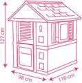 Domček Corolle Playhouse Smoby s 2 oknami so žalúziami a posuvnými okenicami a 1 polovičné dvere UV filter od 2 rokov