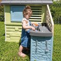 Domček s kuchynkou a 17 doplnkov Pretty Playhouse&Kitchen Life Smoby rozšíriteľný 3 okná s 2 žalúziami a posuvnými okenicami s UV filtrom od 24 mes - 