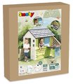 Domček s kuchynkou a 17 doplnkov Pretty Playhouse&Kitchen Life Smoby rozšíriteľný 3 okná s 2 žalúziami a posuvnými okenicami s UV filtrom od 24 mes - 