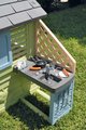 Domček s kuchynkou a 17 doplnkov Pretty Playhouse&Kitchen Life Smoby rozšíriteľný 3 okná s 2 žalúziami a posuvnými okenicami s UV filtrom od 24 mes - 