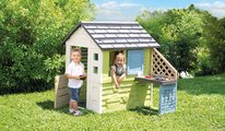 Domček s kuchynkou a 17 doplnkov Pretty Playhouse&Kitchen Life Smoby rozšíriteľný 3 okná s 2 žalúziami a posuvnými okenicami s UV filtrom od 24 mes - 
