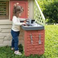 Domček s kuchynkou a 17 doplnkov Nature Playhouse&Kitchen Life Smoby rozšíriteľný 3 okná s 2 žalúziami a posuvnými okenicami s UV filtrom od 24 mes - 