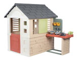 Domček s pracovnou dielňou a 39 doplnkami Nature Playhouse Workshop Life Smoby rozšíriteľný 2 okná so žalúziami a okenicami s UV filtrom od 24 mes