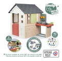 Domček s pracovnou dielňou a 39 doplnkami Nature Playhouse Workshop Life Smoby rozšíriteľný 2 okná so žalúziami a okenicami s UV filtrom od 24 mes