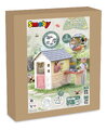 Domček s pracovnou dielňou a 39 doplnkami Nature Playhouse Workshop Life Smoby rozšíriteľný 2 okná so žalúziami a okenicami s UV filtrom od 24 mes