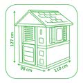 Domček na pilieroch Pilings House Smoby s 1,5 m šmykľavkou a rebríkom od 24 mes