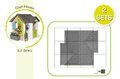 Domček pre záhradníka s kvetináčmi Garden House Life Smoby rozšíriteľný s odkvapom a mriežka s kŕmidlom pre vtáčiky 135 cm s UV filtrom od 24 mes - mo