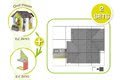 Domček pre záhradníka s kvetináčmi Garden House Life Smoby rozšíriteľný s odkvapom a mriežka s kŕmidlom pre vtáčiky 135 cm s UV filtrom od 24 mes - mo