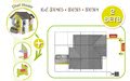 Domček pre záhradníka s kvetináčmi Garden House Life Smoby rozšíriteľný s odkvapom a mriežka s kŕmidlom pre vtáčiky 135 cm s UV filtrom od 24 mes - mo