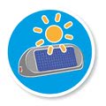 Solárna lampa nabíjateľná Nomad Solar Lamp Smoby ku všetkým Smoby domčekom upevniteľná a aj prenosná