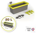 Kvetináč k domčeku na záhradu Eden Planter Smoby 20 litrový so 7 doplnkami pre záhradníka 57 cm dĺžka od 24 mes