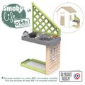 Kuchynka letná so 17 doplnkami Summer Kitchen Life k domčekom Smoby s drezom a varnou doskou s UV filtrom od 24 mes - model 2025