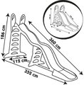 Šmykľavka Super Megagliss Toboggan 2v1 Slide Green Smoby 360 cm šmýkacia plocha s UV filtrom od 24 mes