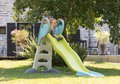 Šmykľavka s vodotryskom Toboggan XL Slide Green Smoby 230 cm šmýkacia plocha s UV filtrom