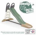 Šmykľavka ekologická s vodotryskom Toboggan XL Slide Green Smoby 230 cm šmýkacia plocha z recyklovaného materiálu s UV filtrom