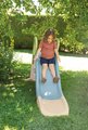 Šmykľavka s vodnou hrou 150 cm GM Slide Life Smoby modro-zelená protišmykové schody s UV filtrom od 24 mes - model 2025