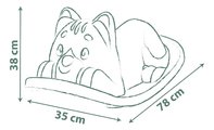 Hojdačka mačka Green Cat Rocker Life Smoby zelená s ergonomickým sedadlom s UV filtrom od 18 mes - model 2025
